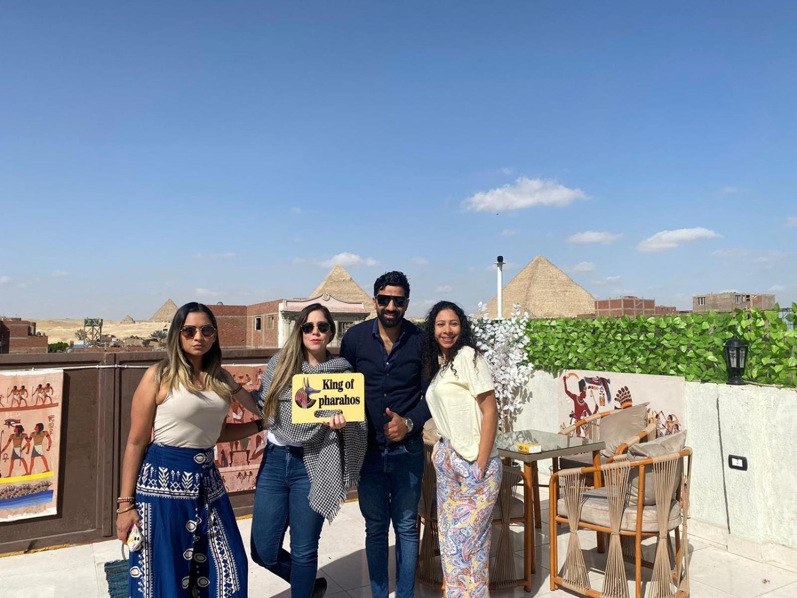 King Of Pharaohs Pyramids View Cairo
